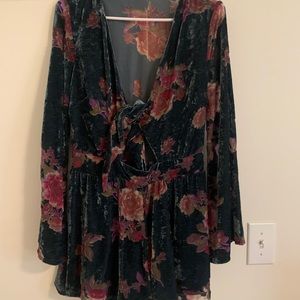 Boutique Velvet Romper